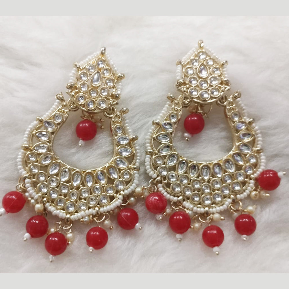 Khushboo Jewellers Gold Plated Dangler Earrings (Assorted Color)