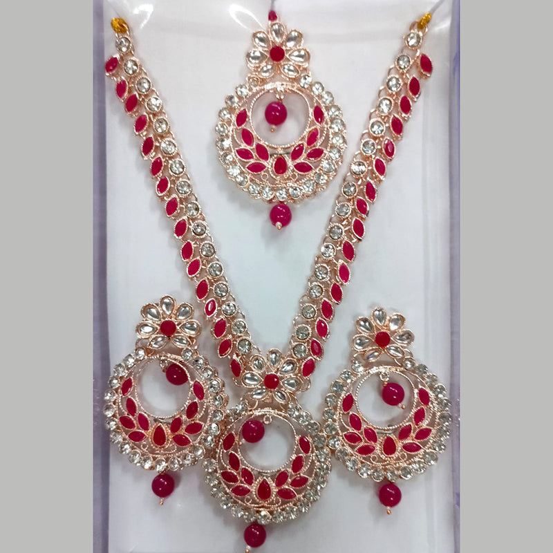 Khushboo Jewellers Gold Plated Necklace Set (1 Set)