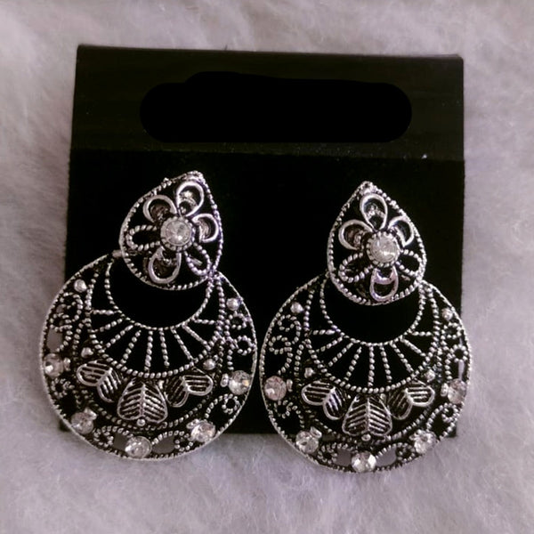 Khushboo Jewellers Oxidised Plated Dangler Earrings