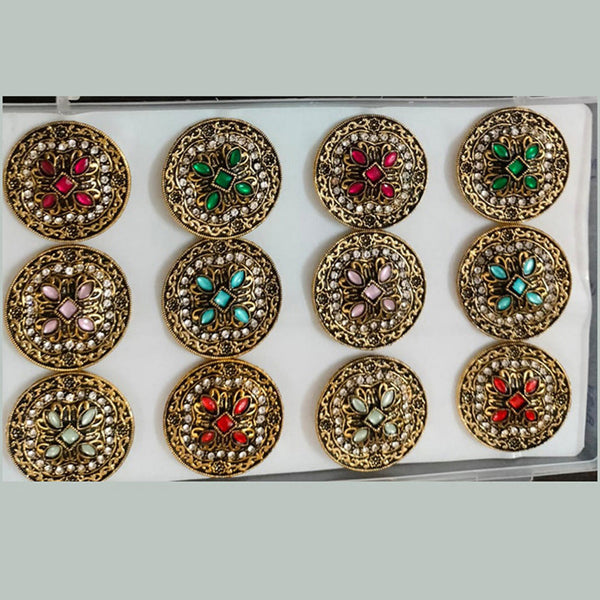 Khushboo Jewellers Gold  Plated Assorted Colors Rings
