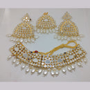 Khushboo Jewellery Elegant Mirror And Beads Statement Choker Necklace Set