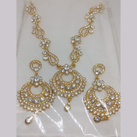 Khushboo Jewellers Stylish Austrian Diamond Look Necklace Set for Weddings & Parties