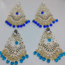 Khushboo Jewellery Elegant Kundan Earrings with Pearl Drops for Weddings, Parties & Festive Wear