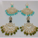 Khushboo Jewellery Elegant Kundan Earrings with Pearl Drops for Weddings, Parties & Festive Wear