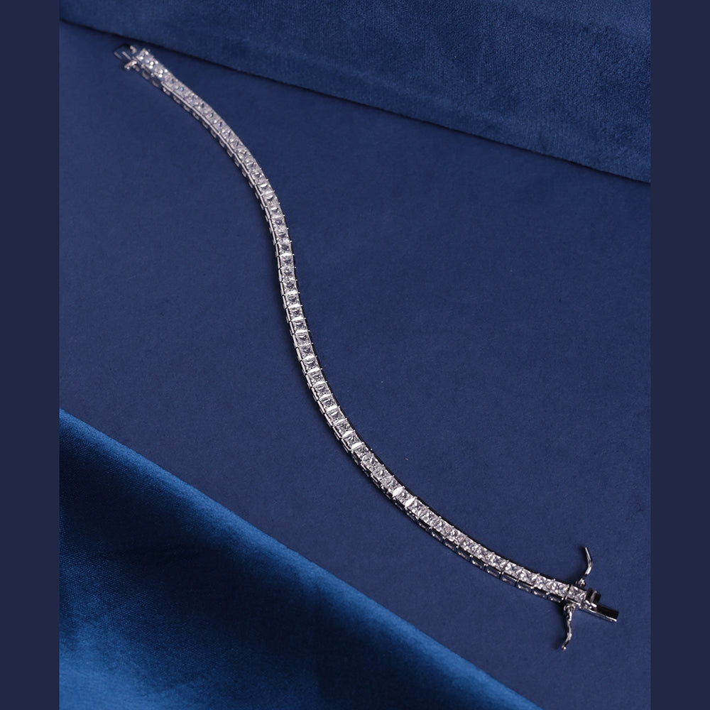 AllWell Jewellery American Diamond Eternelle 925 Sterling Silver Bracelet