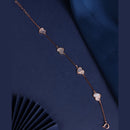 AllWell Jewellery Romantic Rose Heart 925 Sterling Silver Bracelet
