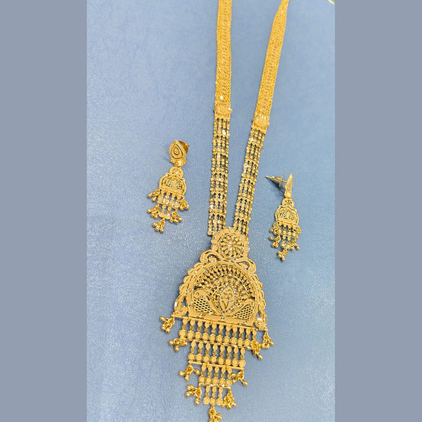 Sunrise Gold  Forming  Long Necklace Set