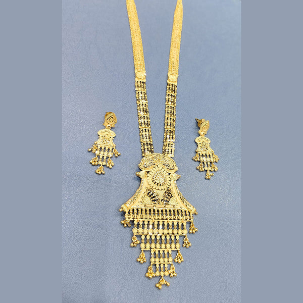 Sunrise Gold  Forming  Long Necklace Set