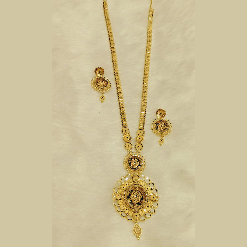 Sunrise Gold  Forming Long Necklace Set