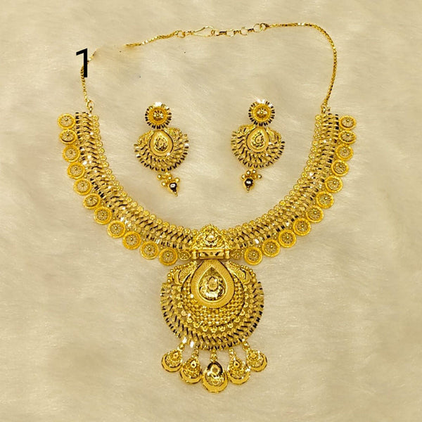 Sunrise Gold Forming Necklace Set