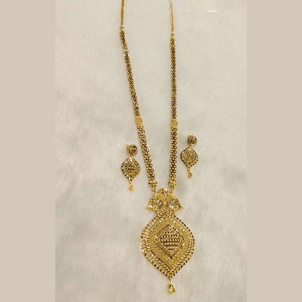 Sunrise Gold Forming Long Necklace Set