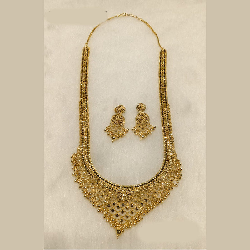 Sunrise Gold Forming Long Necklace Set