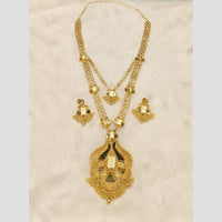 Sunrise Gold Forming Long Necklace Set
