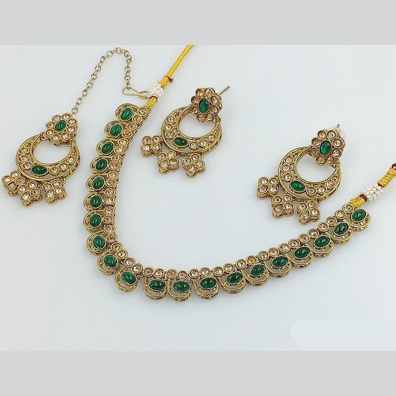 Rani Sati Jewels Gold Plated Necklace Set