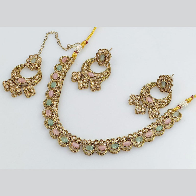 Rani Sati Jewels Gold Plated Necklace Set