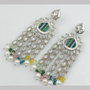 Rani Sati Jewels Silver Plated Reverse AD Earring