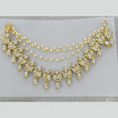 Rani Sati Jewels Traditional Gold Plated Kundan & Pearl Kanchain