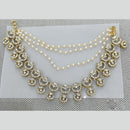 Rani Sati Jewels Traditional Gold Plated Kundan & Pearl Kanchain