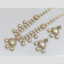 Rani Sati Jewels Gold Plated Pota Stone Long Necklace Set