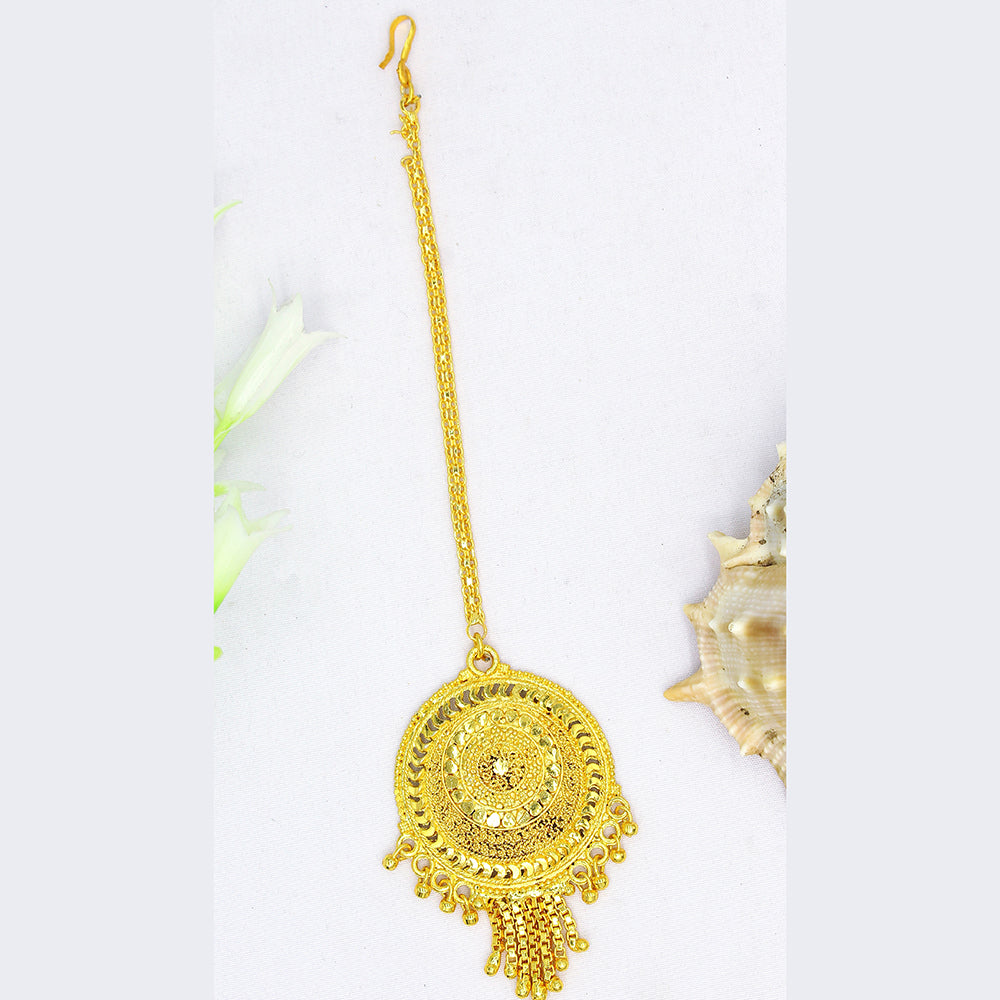 Mahavir Gold Plated Mangtikka