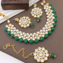 Shree Jai Sai Art Gold Plated Austrian Kids Necklace Set