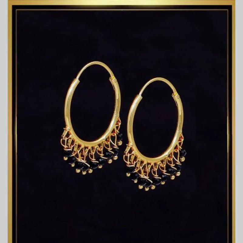 Shree Chamunda Jewellers Gold Plated Pearls Earrings