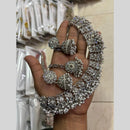 Shree Chamunda Jewellers Gold Plated Crystal Stone And Beads Necklace Set