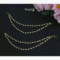 Shree Chamunda Jewellers Graceful Double-Layer Pearl Kanchain