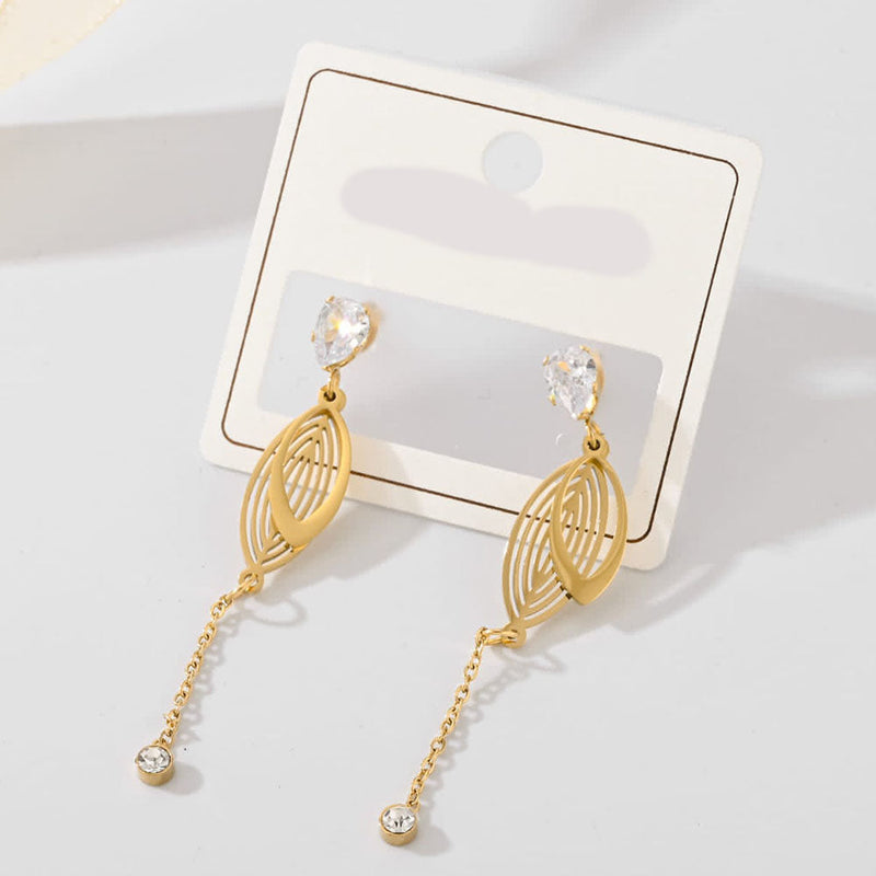 Tarohi Jewels  Gold Plated  Dangler Earrings