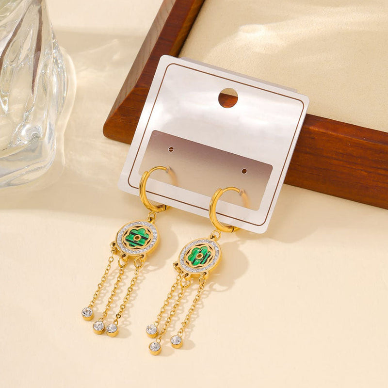 Tarohi Jewels  Gold Plated  Dangler Earrings