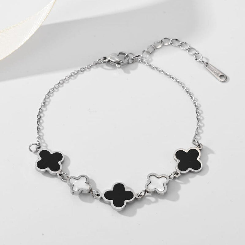 Tarohi Jewels  Silver Plated  Adjustable Bracelet