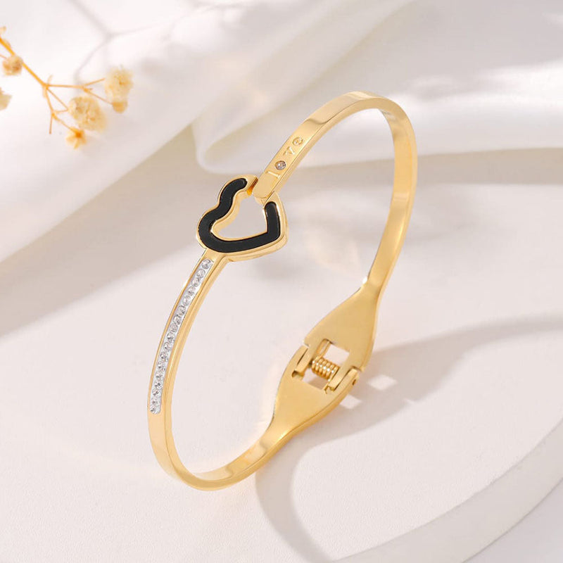 Tarohi Jewels  Gold Plated  Openable Bangle