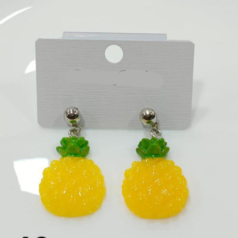 Tarohi Jewels Cute Korean Style Pineapple Shape Earrings