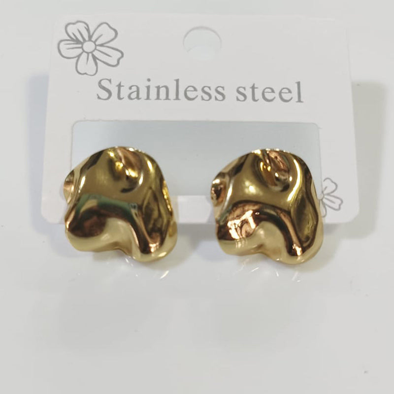 Tarohi Jewels Gold Plated Fancy Studs Earrings