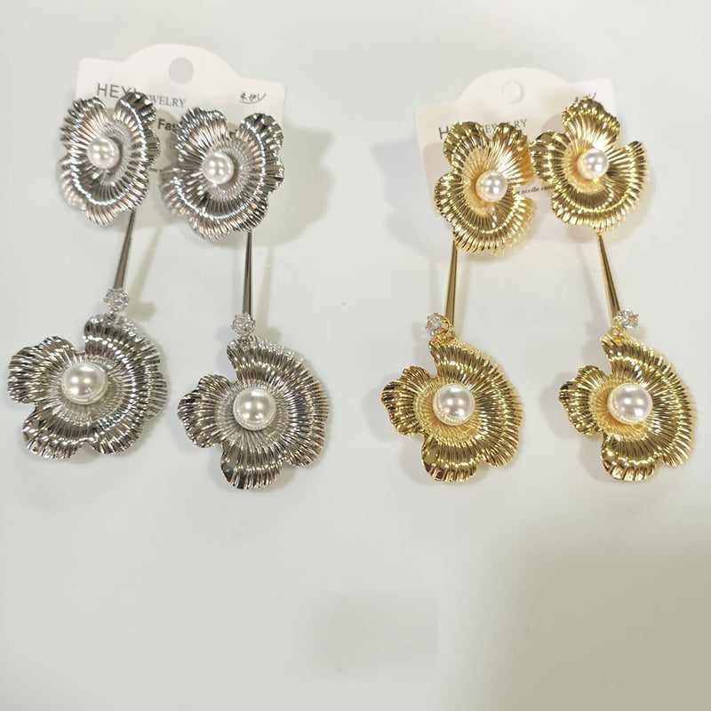 Tarohi Jewels Fancy Pearls Dangler Earrings