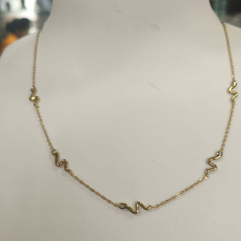 Tarohi Jewels Gold Plated Chain