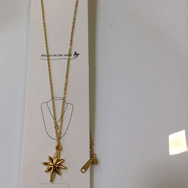 Tarohi Jewels Gold Plated Chain Pendent