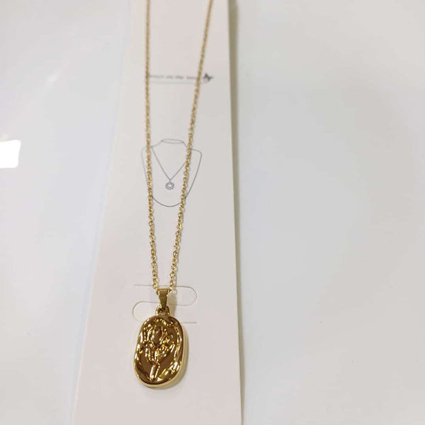 Tarohi Jewels Gold Plated Chain Pendent