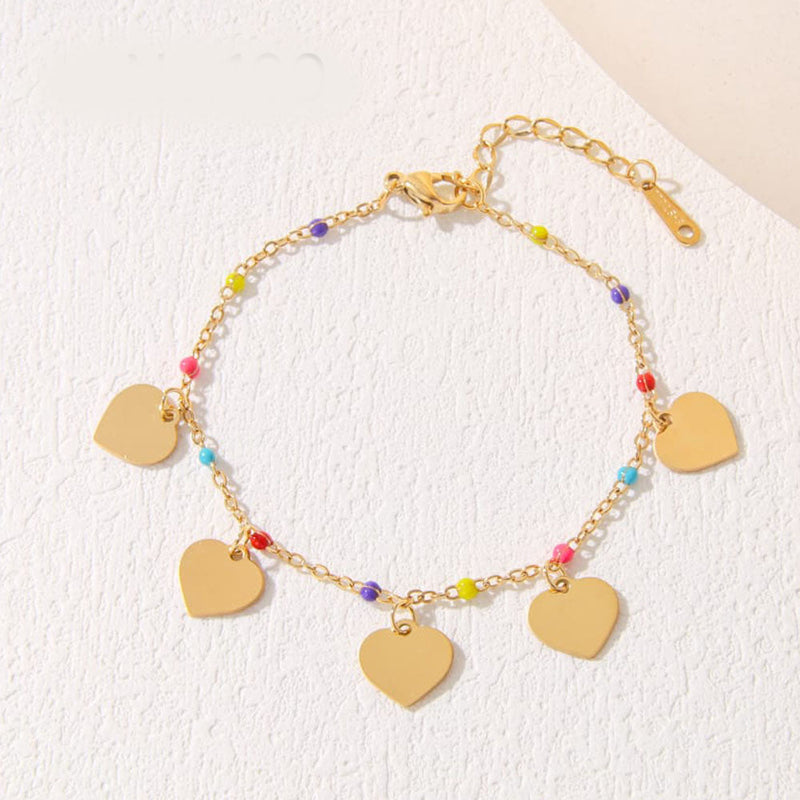 Tarohi Jewels Gold Pearls Bracelet