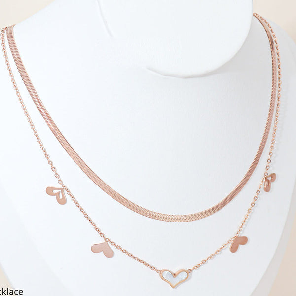 Tarohi Jewels Rose Gold Plated Chain