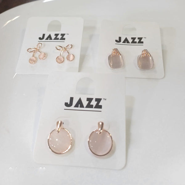 Tarohi Jewels Rose Gold Plated Fancy Dangler Earrings