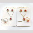 Tarohi Jewels Crystal Stone Combo Set
