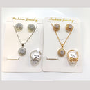 Tarohi Jewels Crystal Stone Combo Set