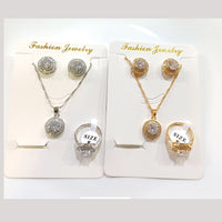 Tarohi Jewels Crystal Stone Combo Set