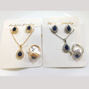 Tarohi Jewels Crystal Stone Combo Set