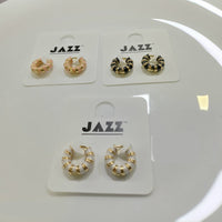 Tarohi Jewels Gold Plated Meenakari Stud Earrings