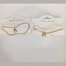 Tarohi Jewels Gold Plated Charm Bracelet