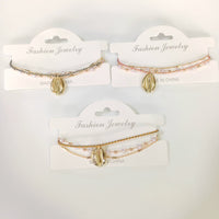 Tarohi Jewels Gold Plated Charm Bracelet