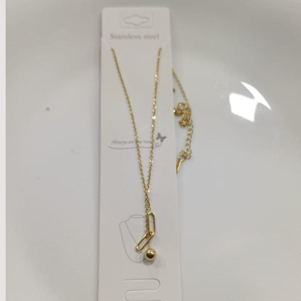 Tarohi Jewels Gold Plated Fancy Necklace