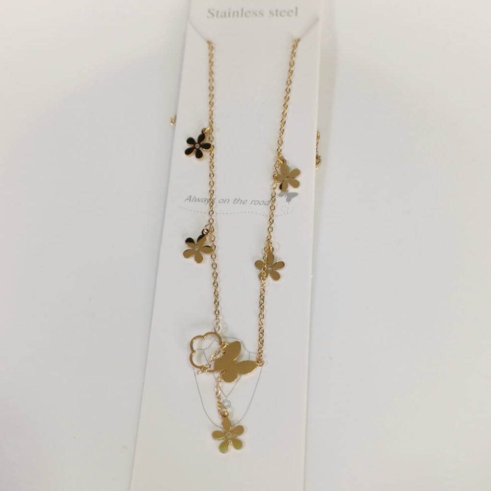 Tarohi Jewels Gold Plated Fancy Necklace